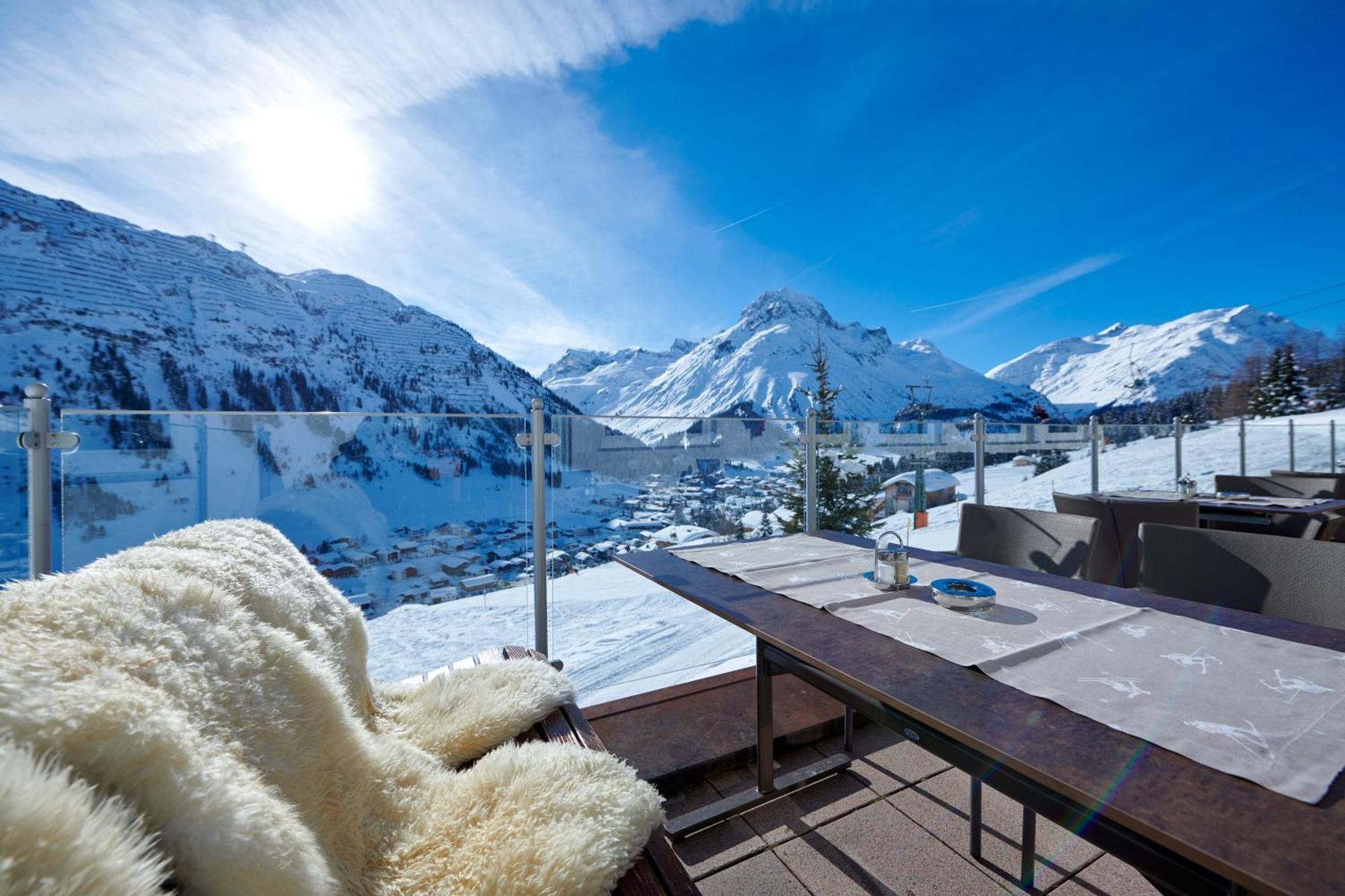 Hotel Restaurant Formarin Oberlech Luaran gambar