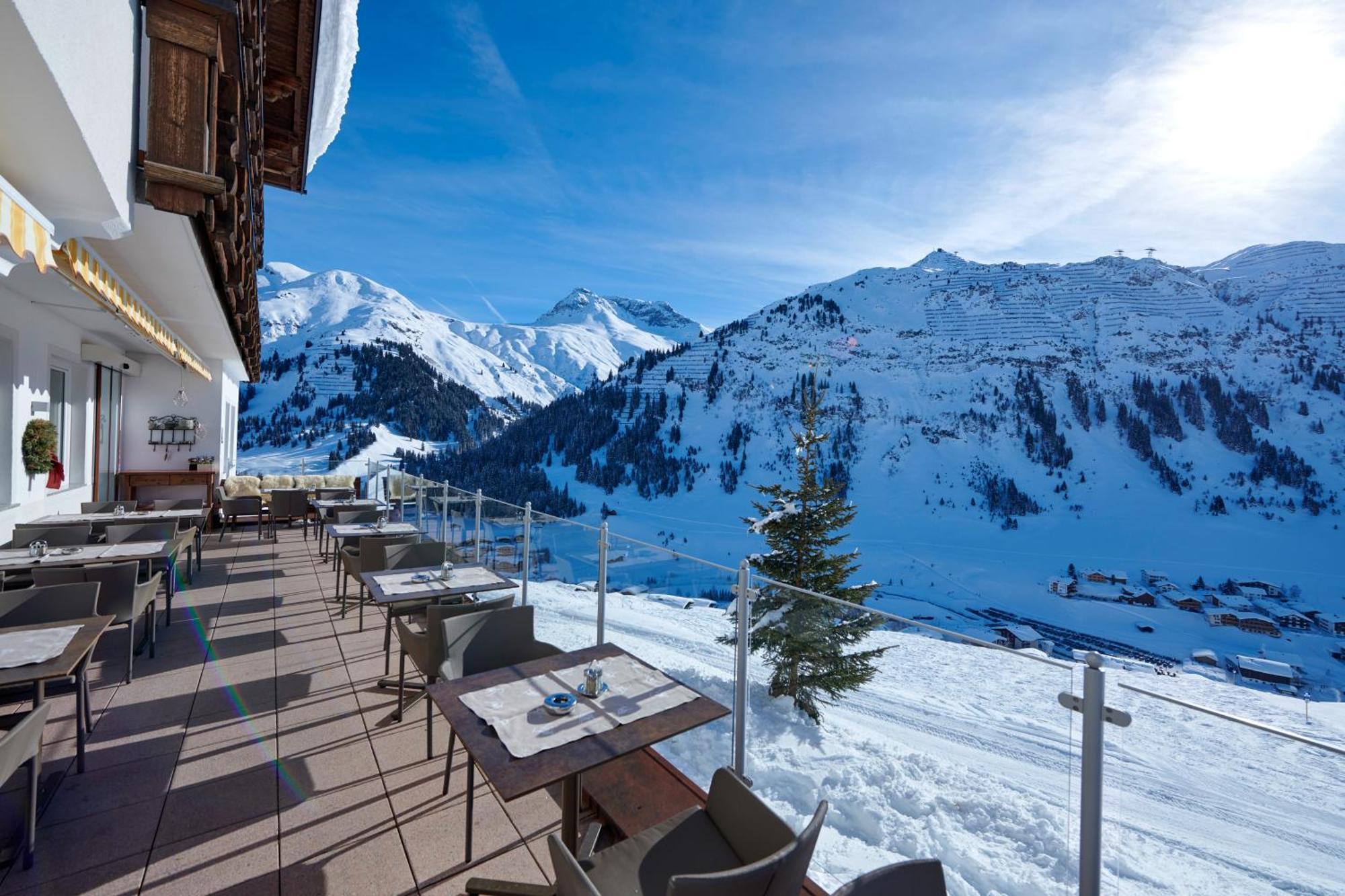 Hotel Restaurant Formarin Oberlech Luaran gambar