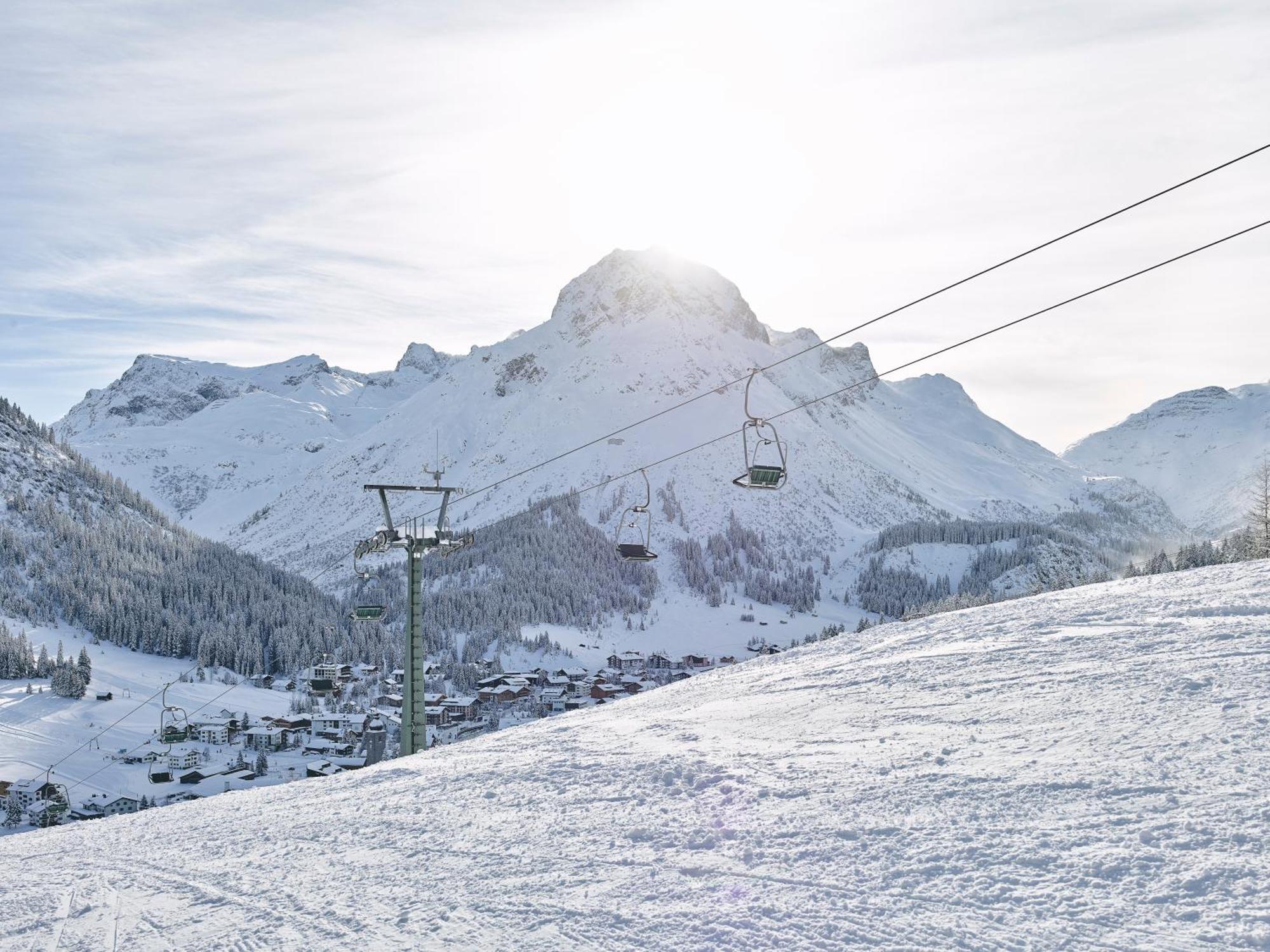 Hotel Restaurant Formarin Oberlech Luaran gambar