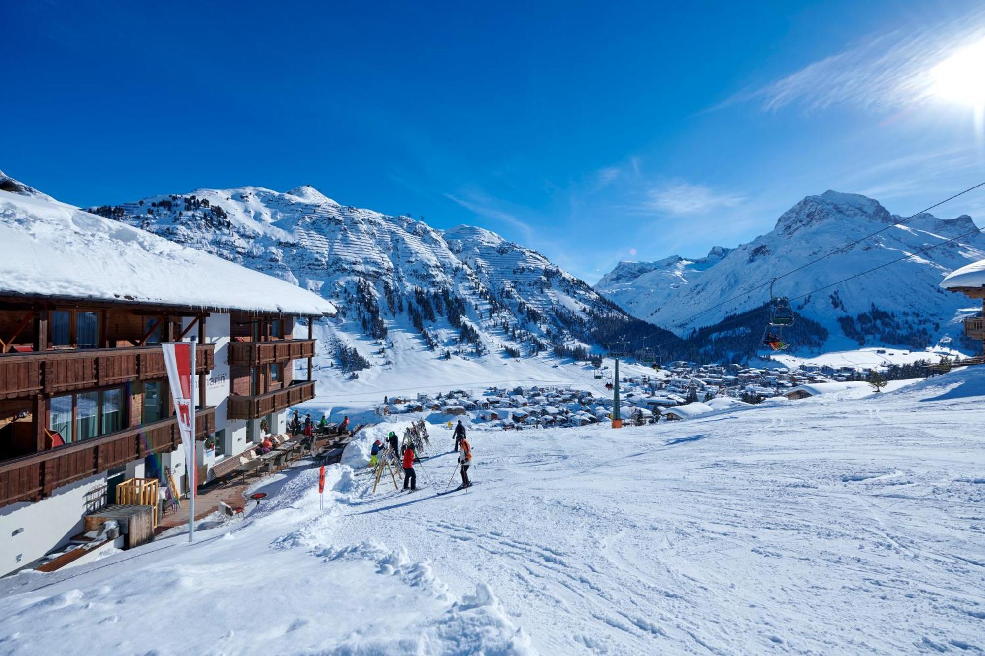 Hotel Restaurant Formarin Oberlech Luaran gambar